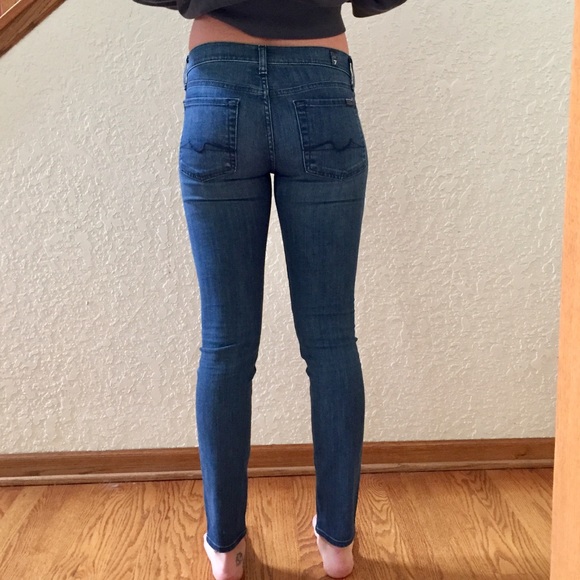 7FAM Gwenevere skinny jeans sz 27 - Picture 3 of 7
